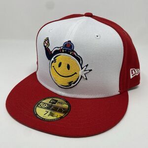 Worcester Red Sox New Era 59FIFTY Hat Size 7‎ 5/8 Marvel x MiLB Fitted Red Cap